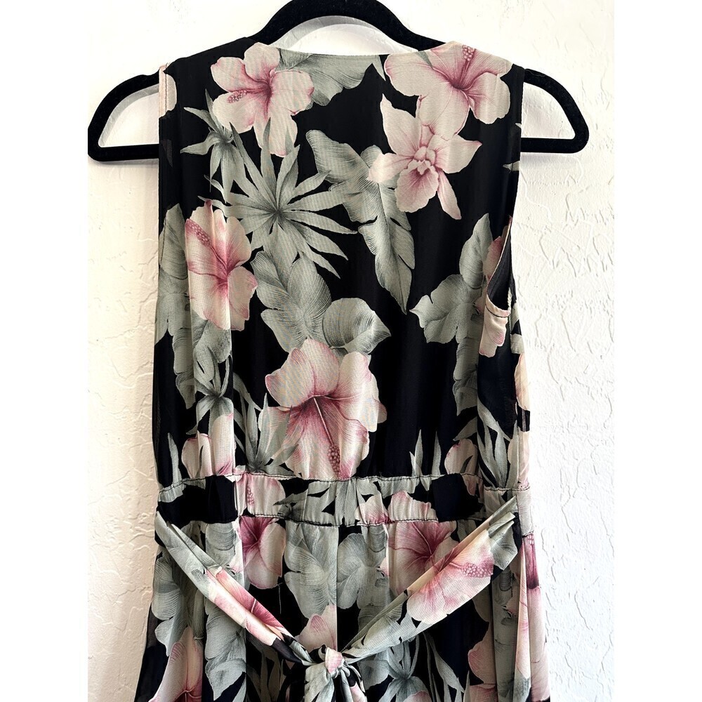 Lulu’s Woman's Sleeveless Floral Maxi Dress Size M Travel Vacay Boho Event - Picture 7 of 16
